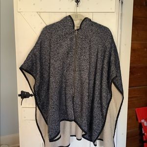 Free People cape blue
